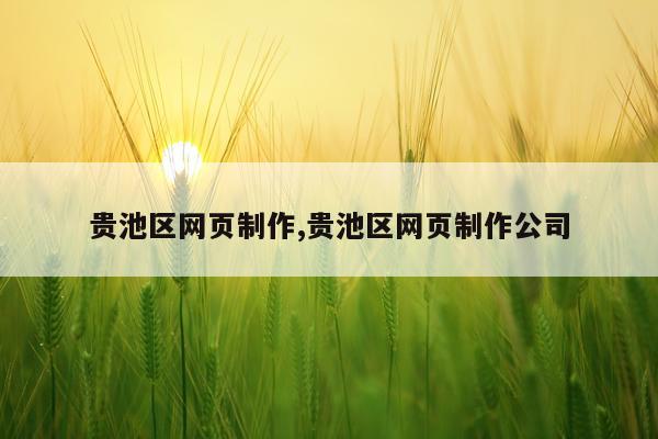 贵池区网页制作,贵池区网页制作公司