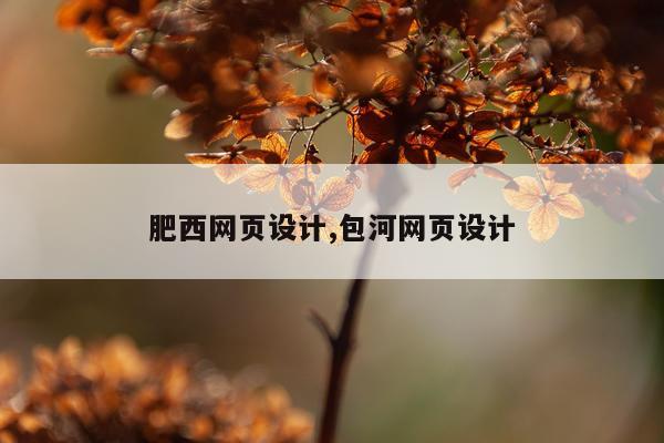 肥西网页设计,包河网页设计