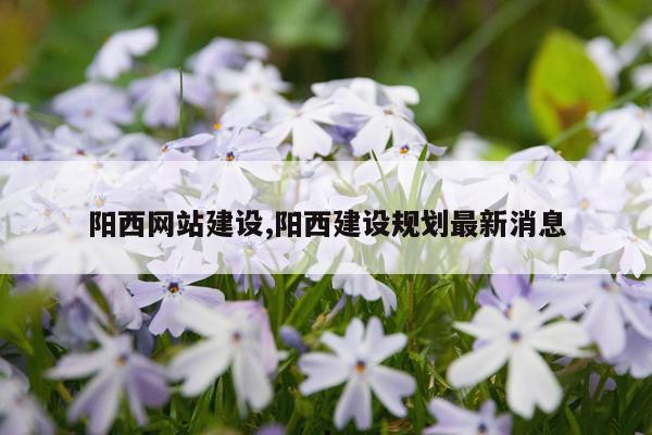 阳西网站建设,阳西建设规划最新消息