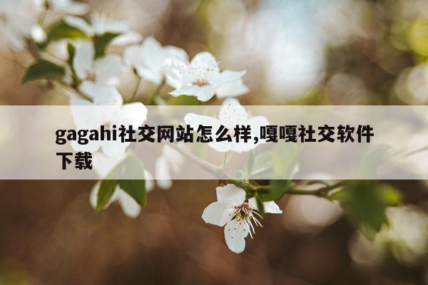 gagahi社交网站怎么样,嘎嘎社交软件下载