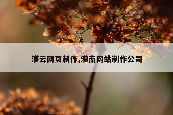灌云网页制作,灌南网站制作公司