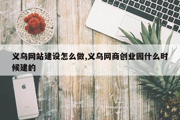 义乌网站建设怎么做,义乌网商创业园什么时候建的