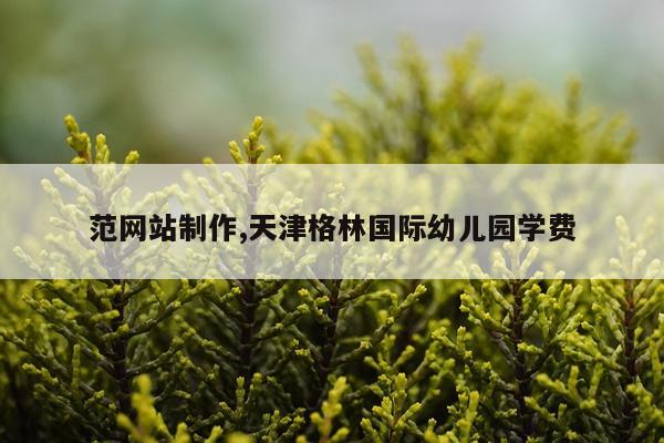 范网站制作,天津格林国际幼儿园学费