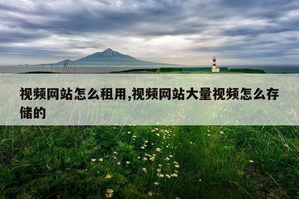 视频网站怎么租用,视频网站大量视频怎么存储的